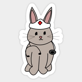 Nurse Rabbit Sticker